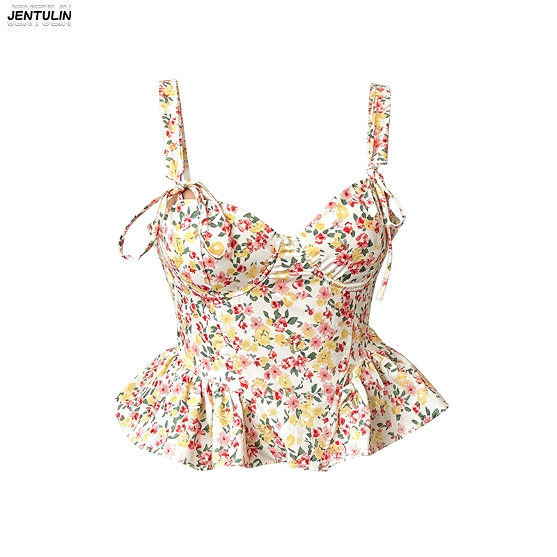 Corset Waist Cinch - Corsé Floral de Primavera y Verano