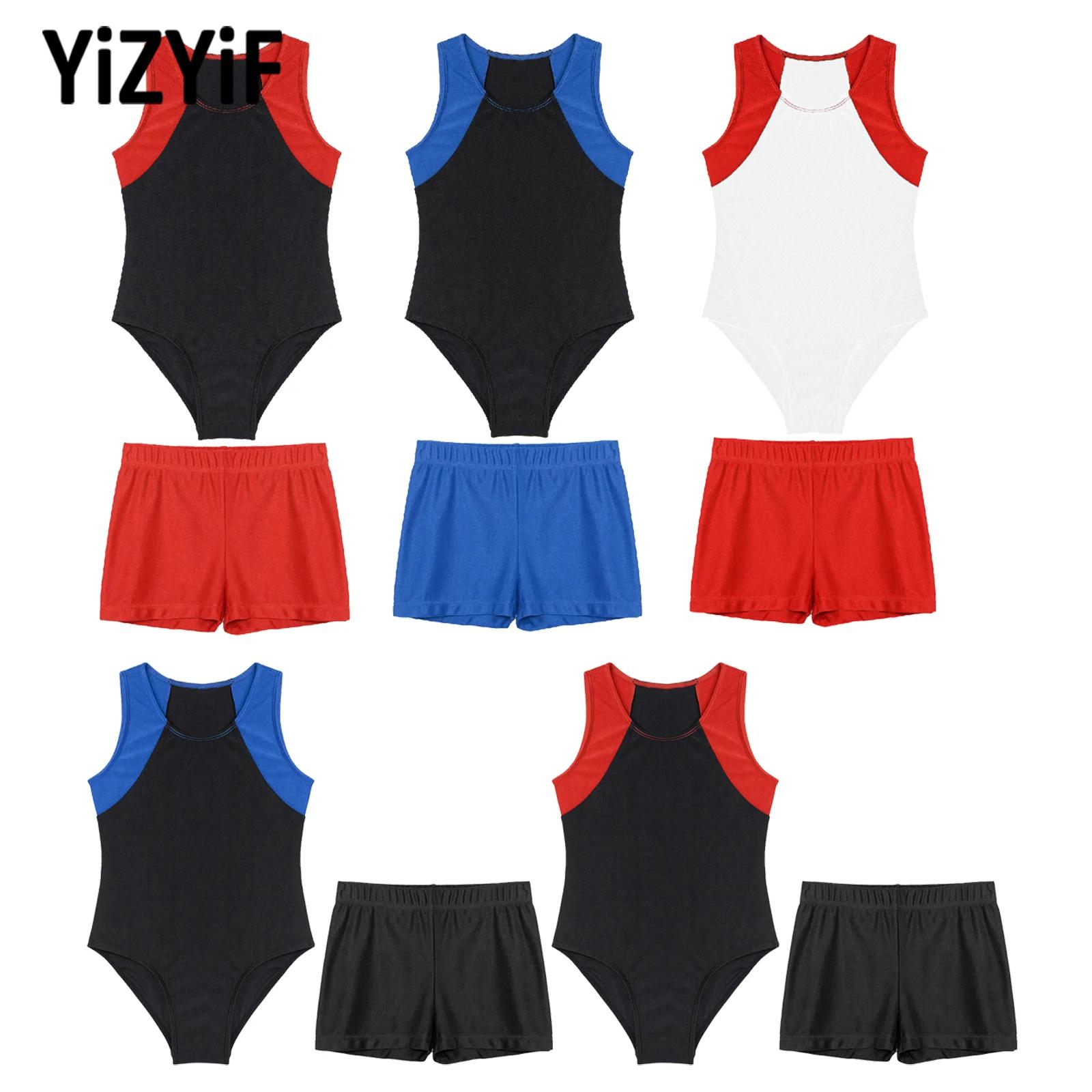 Boyshort Underwear - Sin mangas gimnasia Yoga entrenamiento competición