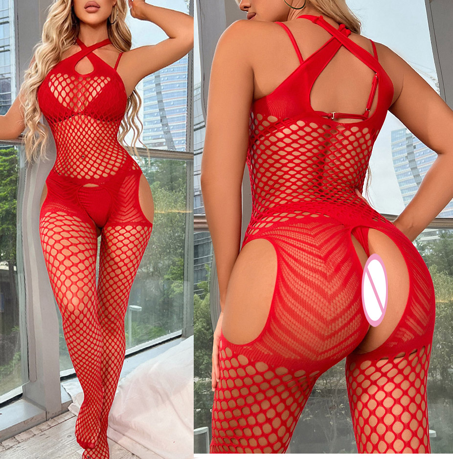 Lencería sexy de Navidad: Body - Bodystocking Fishnet reseña y precio